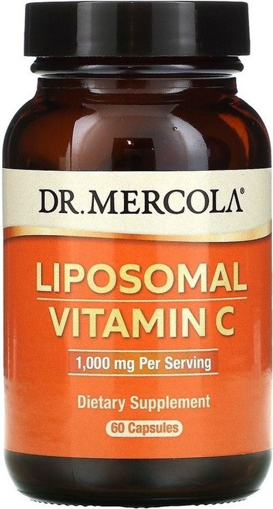 Dr. MERCOLA - Vitamin C 1000 mg - Unterstützt das Immunsystem - Unterstützt das Herz - Blutgefäße - Schützt vor schädlichen freien Radikalen - Hohe Dosierung - Laborgetestet - 60 Kapseln
