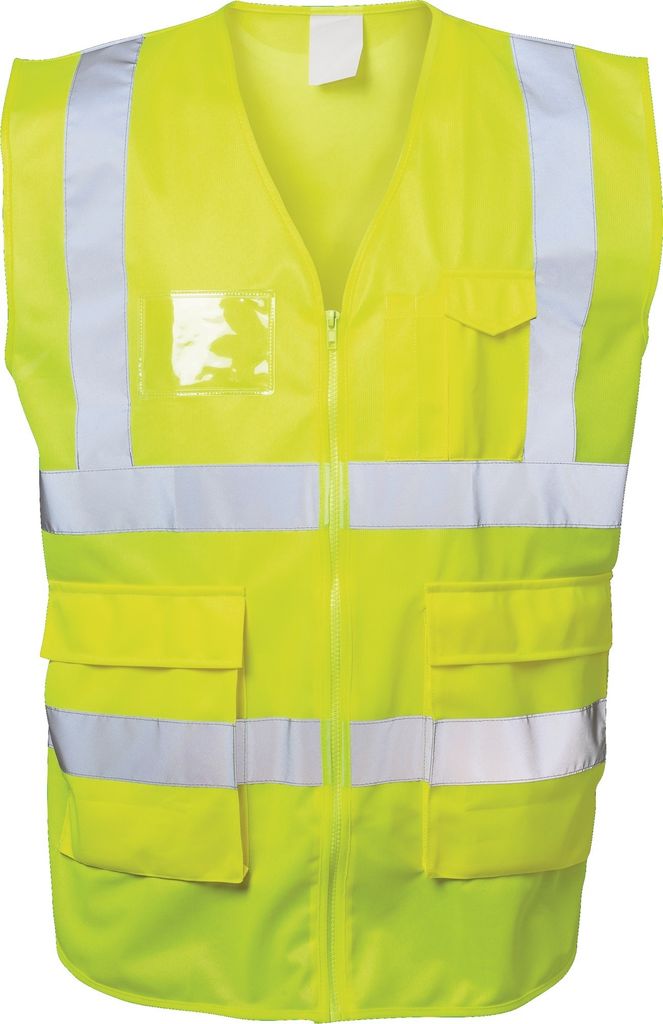 Warnweste ALBIN Gr.XXL gelb EN ISO 20471 Kl.EN ISO 13688 Produktbild 