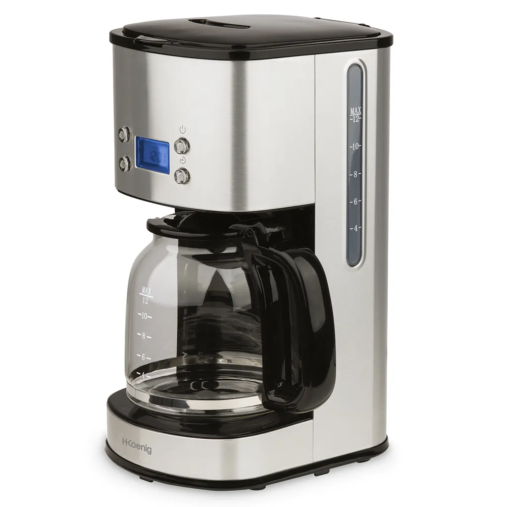 Macchina da caffè HKoenig MG30 Argento con Timer - Caffè Americano 1,5L - 3