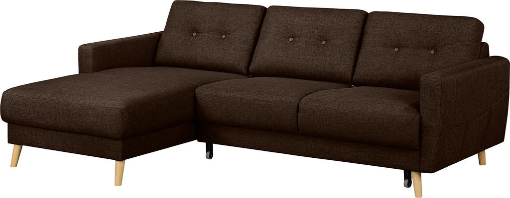 home24 Ecksofa mit Longchair