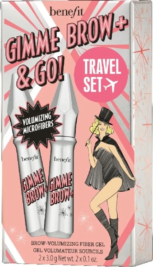 Gel sourcils volumateur Gimme Brow+ Duo 3 pour un regard naturel 2x3g