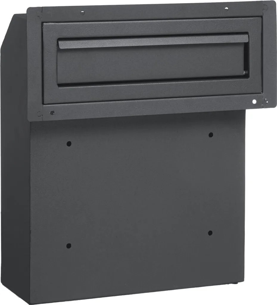 Façade de boîte aux lettres encastrée design avec serrure à code sécurisée - 9