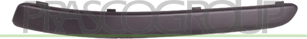 Baguette de Protection Pare-chocs Avant Gauche pour Polo 9N Noir Mat