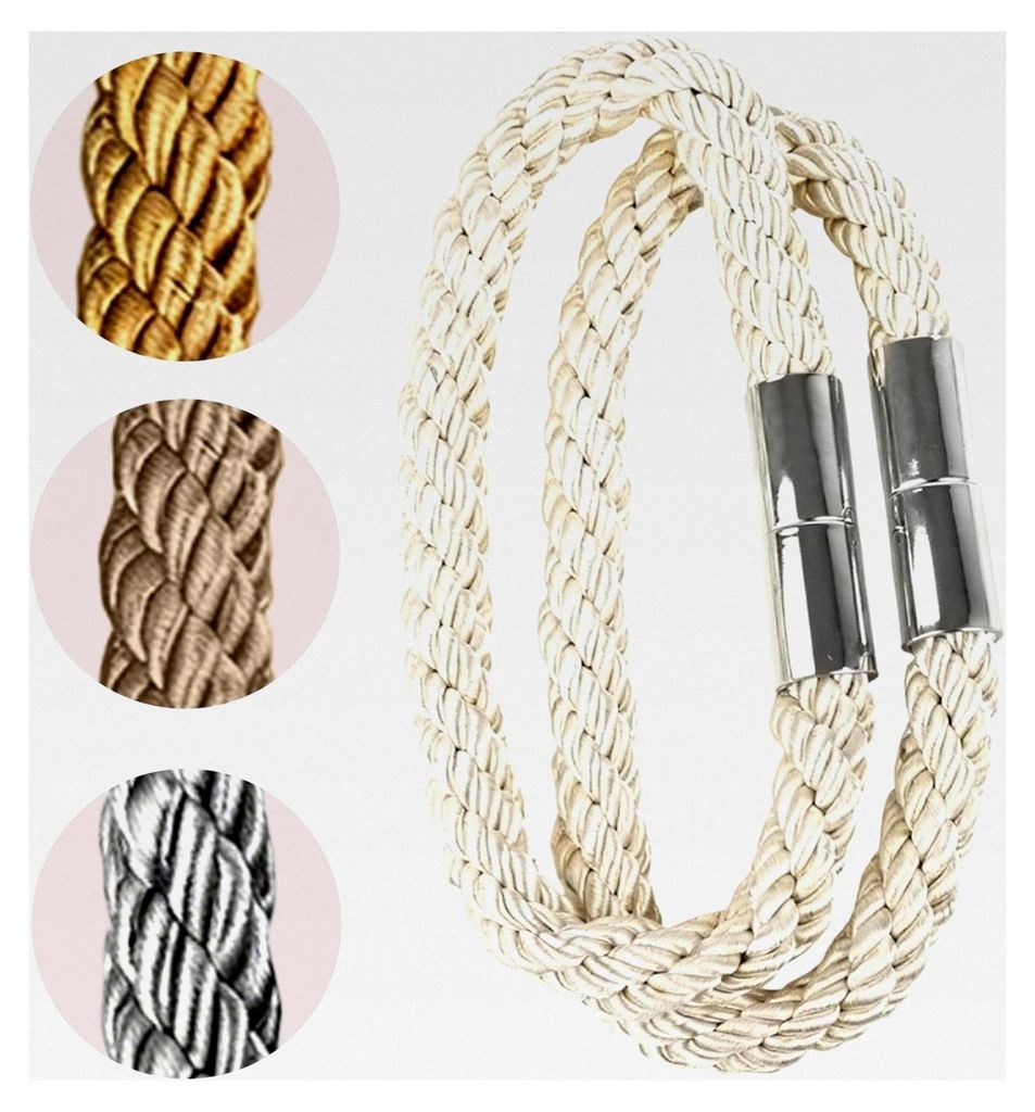 2 Stück Magnetische Vorhangraffhalter, Beige – Gardinenhalter mit Magnet, geeignet für Stoffvorhänge, bohrfrei für Zuhause und Büro