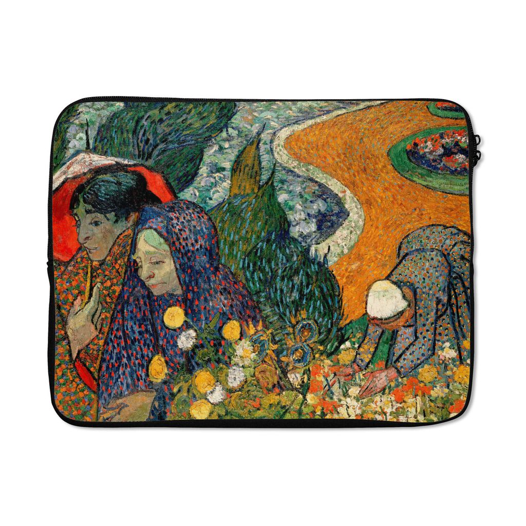 MuchoWow Laptop Hülle 17 Zoll Laptoptasche Erinnerungen an den Garten von Etten - Vincent van Gogh - Zipper - Schutzabdeckung