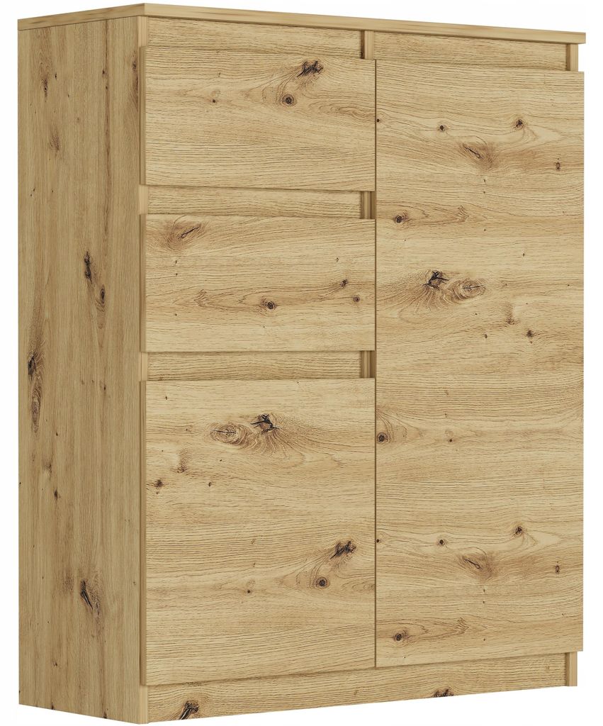 Komoda 98 cm 2 dveře 2 zásuvky skříňka FRAMIRE S-2 artisan Obrázek produktu 