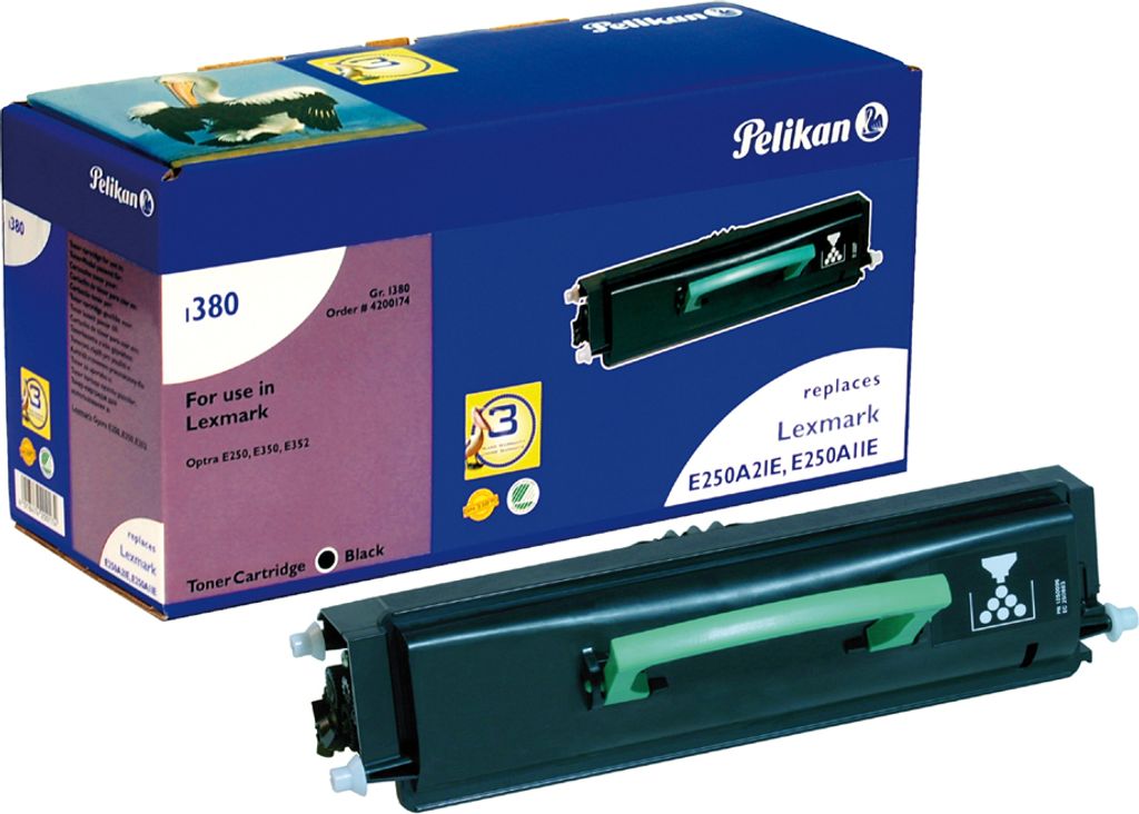Pelikan Toner 1386 ersetzt LEXMARK X264H21G schwarz