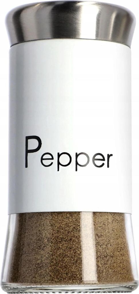 Pfefferbehälter - Gewürzbehälter/Gewürzdose - Für Pfeffer - Weiß