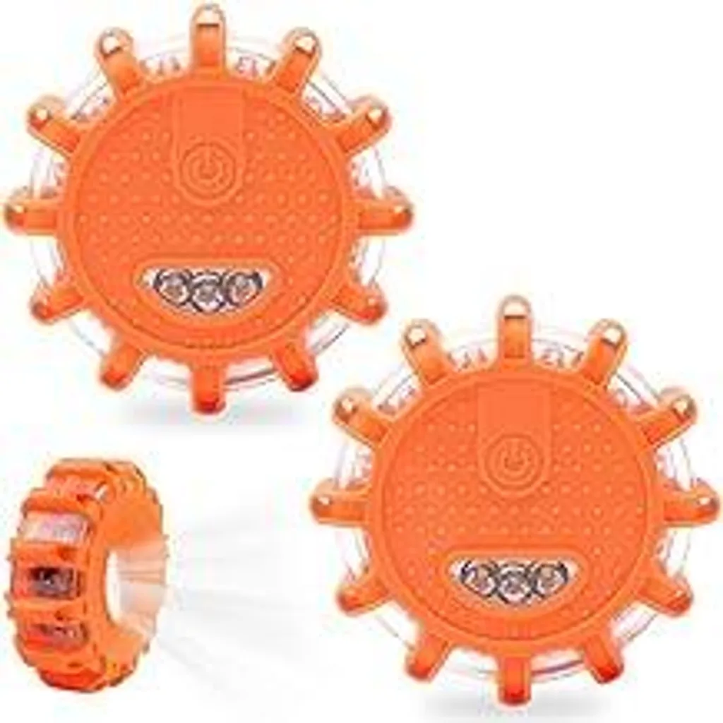 Luci Lampeggianti Emergenza Camion e Trattori - Kit 2 Pezzi Magnetici