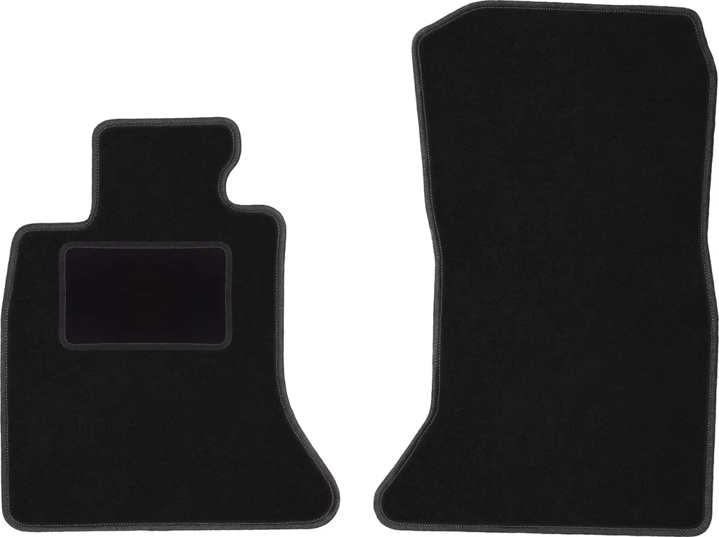 Tappetini BMW 5 F11 FL 2013-2017 Velour Neri - Set Anteriori 2pz