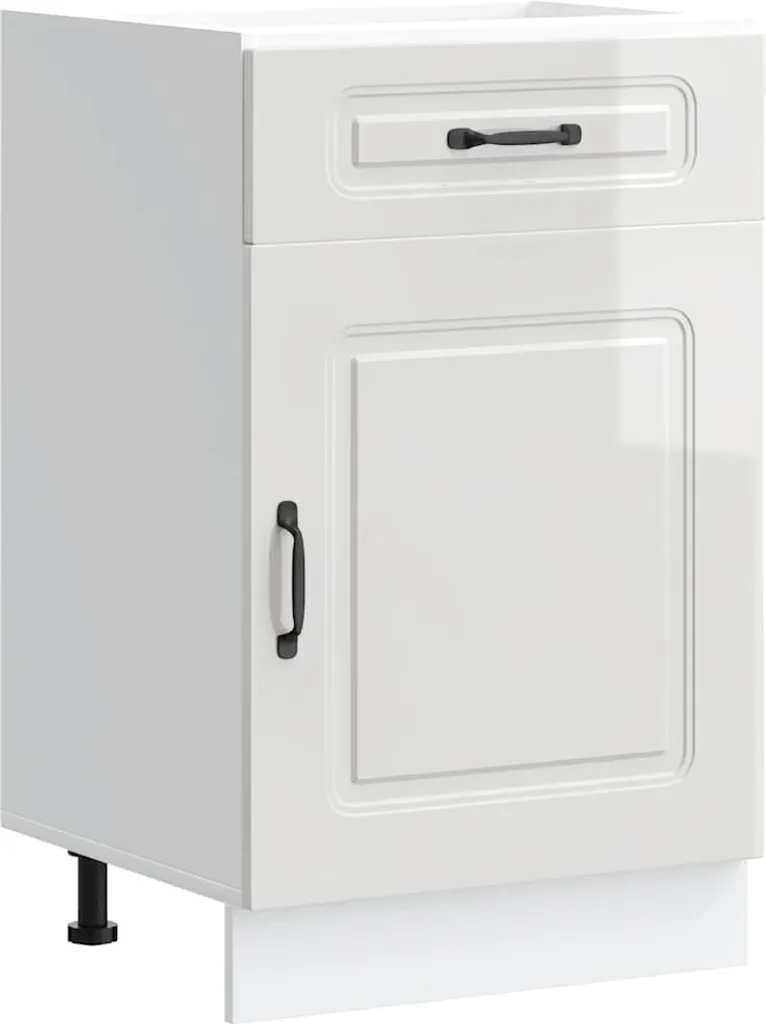 Mobile Base Cucina Kalmar Bianco Lucido SYFAX™ - Design Multistrato