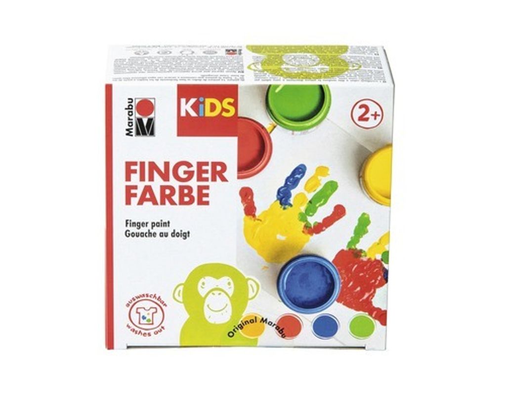 Marabu KiDS, Blau, Grün, Rot, Gelb, Waschbar, 100 ml Produktbild 