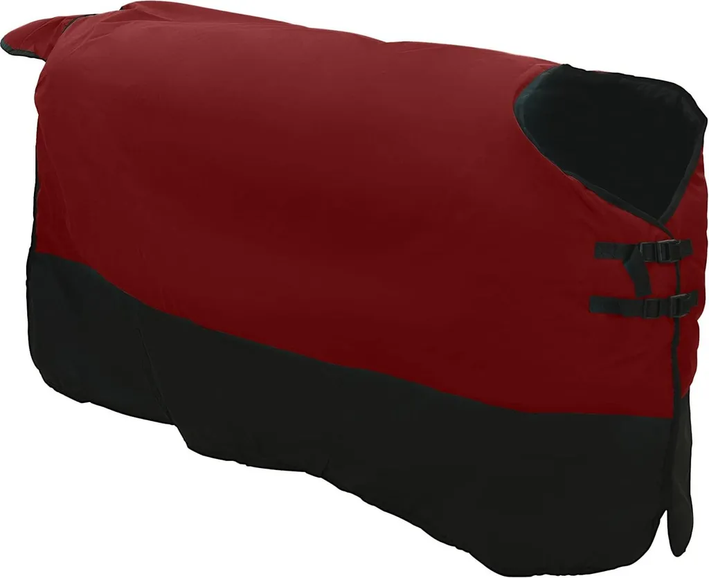 vidaXL Coperta per cavalli verde scuro e nero 155 cm poliestere - 3