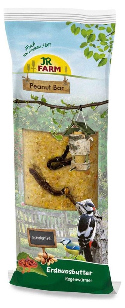 JR Farm Garden Peanut Bar Erdnussbutter Regenwürmer 350 g - 5 Stück