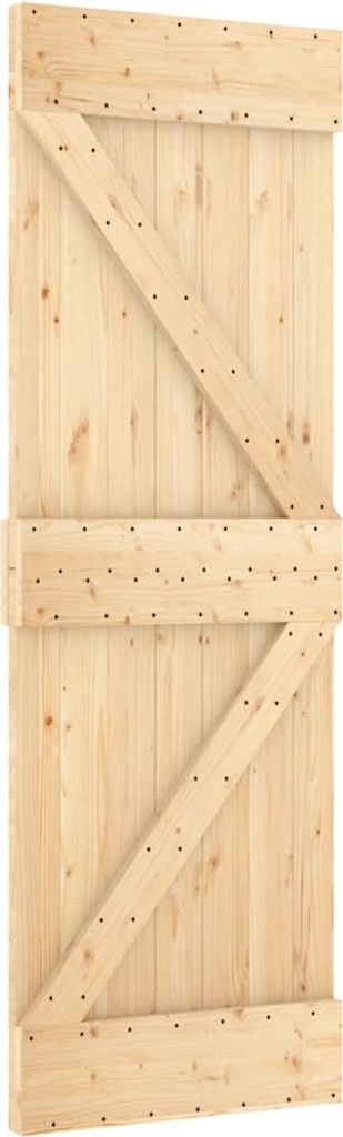 vidaXL Dvere NARVIK 70x210 cm z masívneho borovicového Obrázok produktu 9