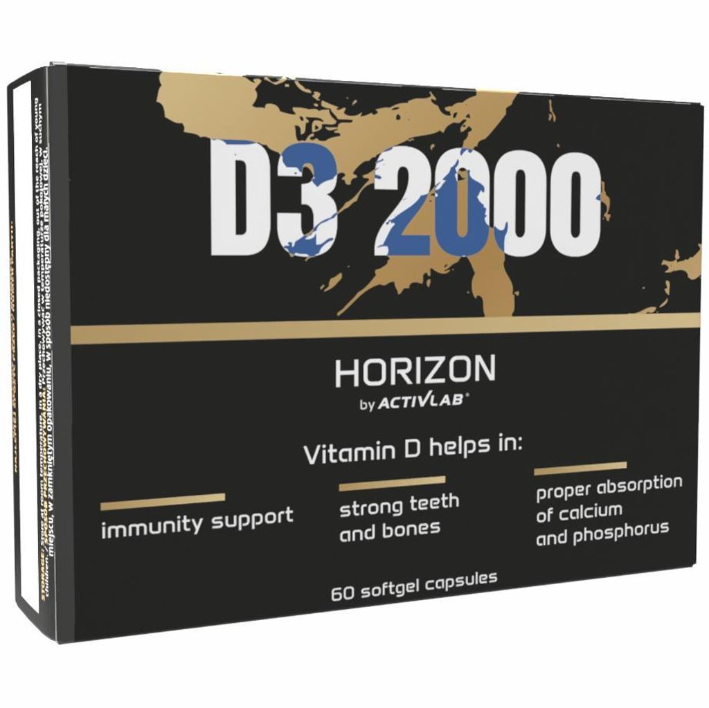 Activlab Horizon Vitamin D3 2000 I.E., 50 µg Vitamin D3, 60 Produktbild 