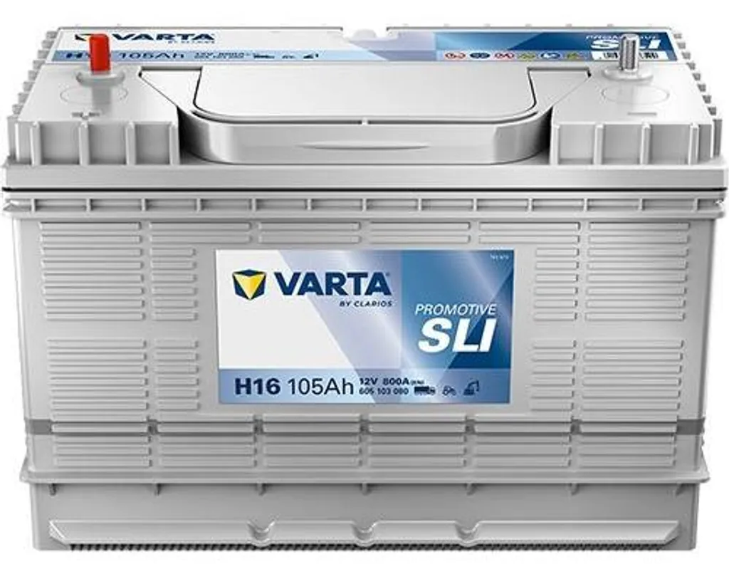 Batterie VARTA H16 105Ah 800A : fini les pannes de démarrage camion