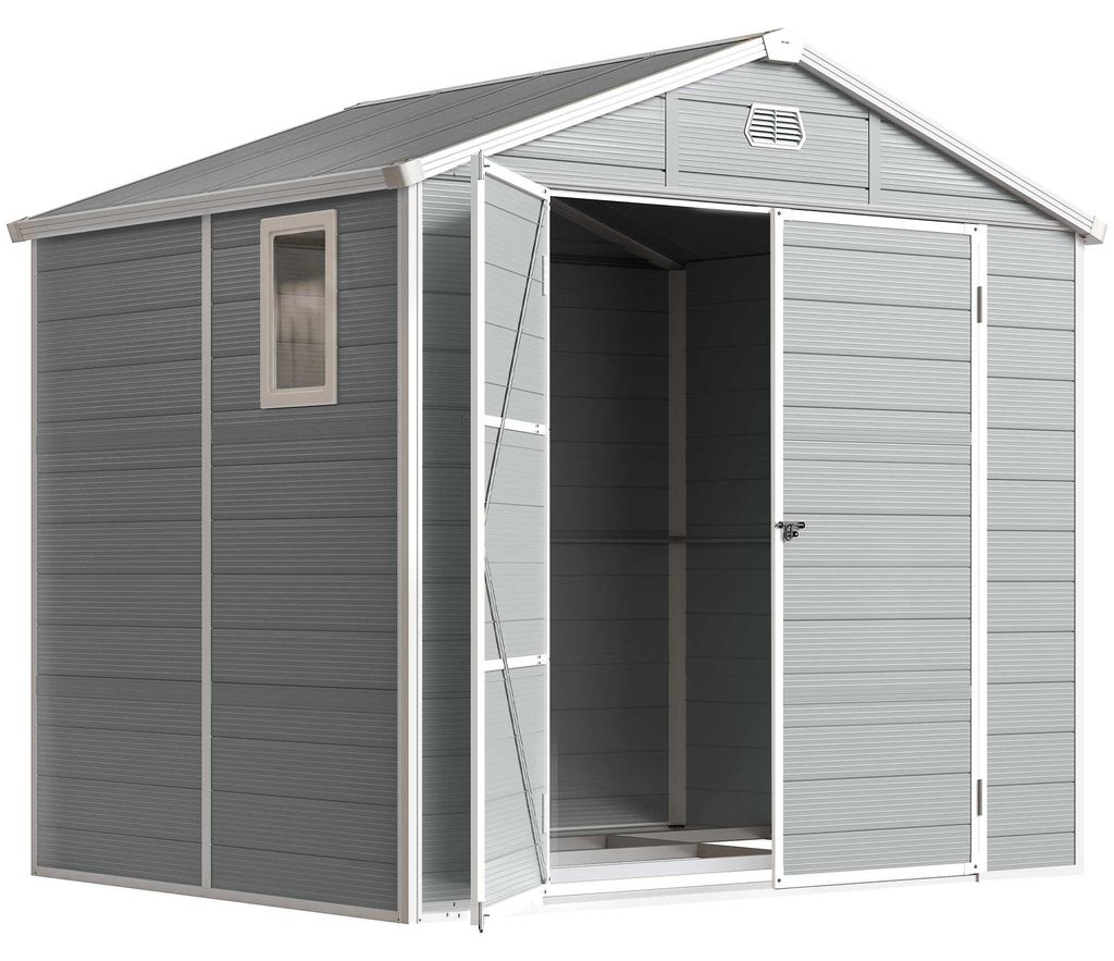 Outsunny Gerätehaus 4,1m², Geräteschuppen mit Satteldach, Produktbild 