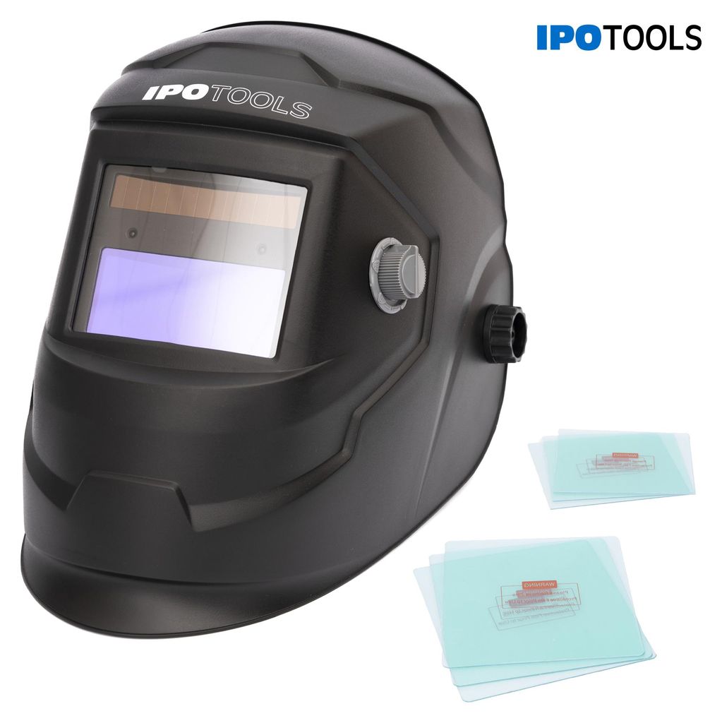 IPOTOOLS Automatyczny hełm spawalniczy J500A - z filtrem Zdjęcie produktu 