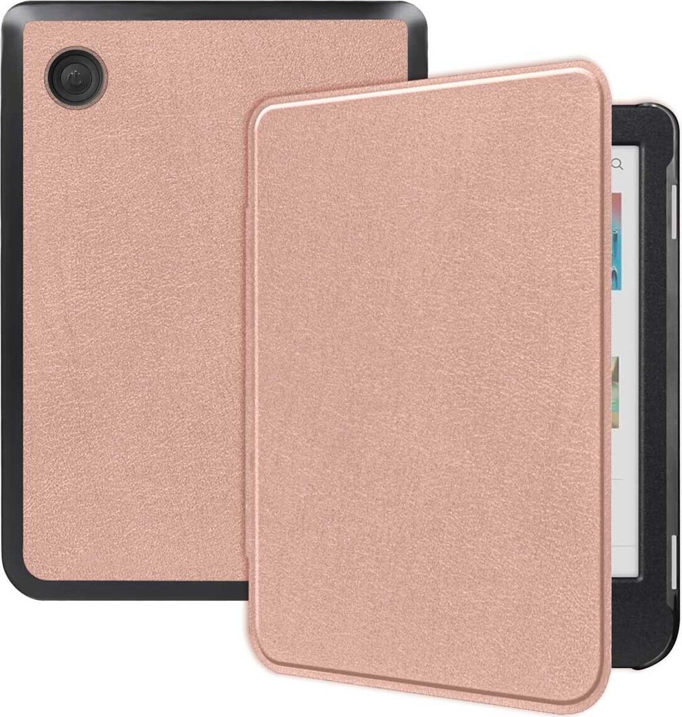 imoshion Slim Hard Case Klapphülle für das Kobo Clara Colour / BW - Rosé gold