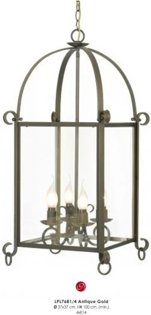Lampe Baroque Or Antique Ø 37 cm : Donnez du Prestige à votre Plafond