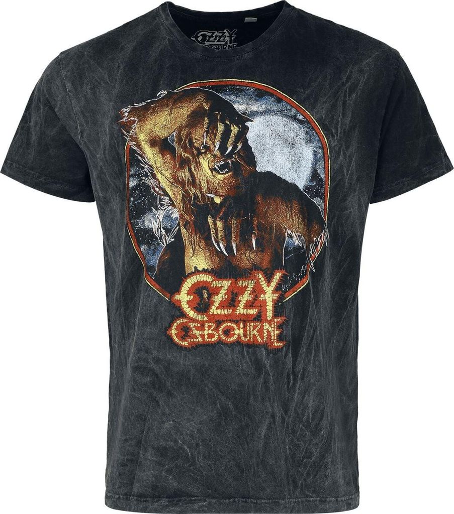 Ozzy Osbourne T-Shirt Herren Logo Bark anthrazit 3XL