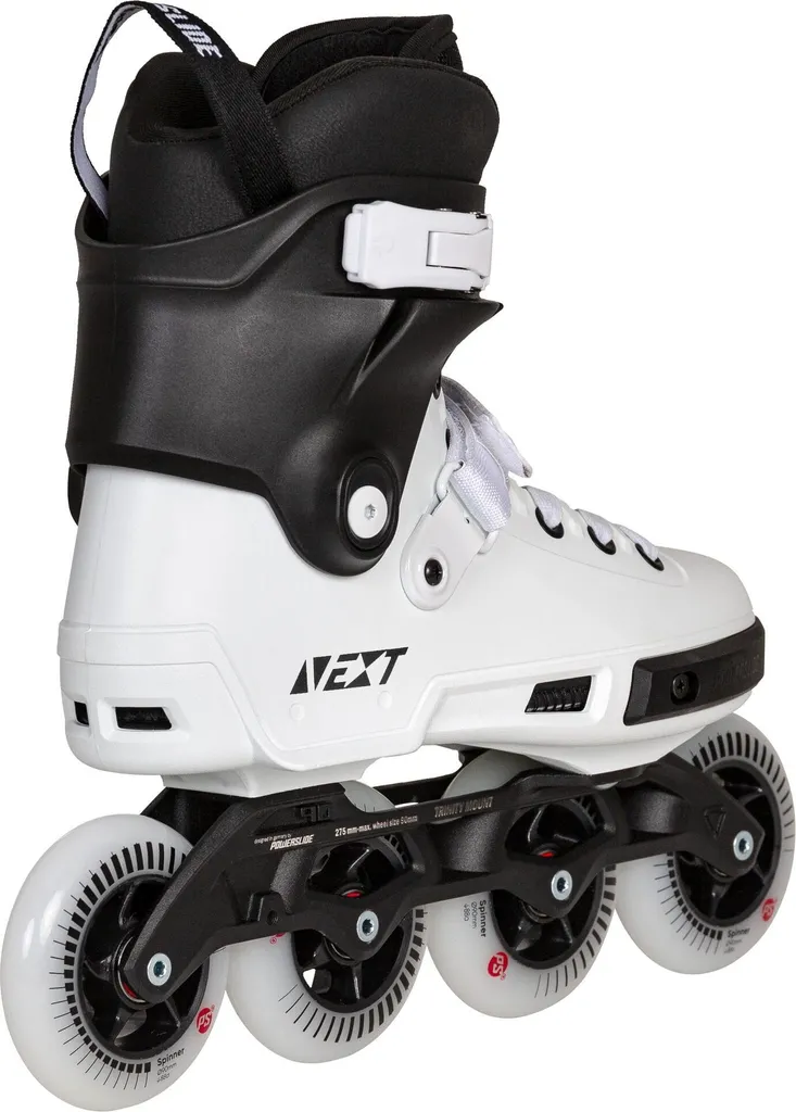 Powerslide Next Core 90 - Rollers Trinity avec Roues 90mm et ABEC 9 Noirs