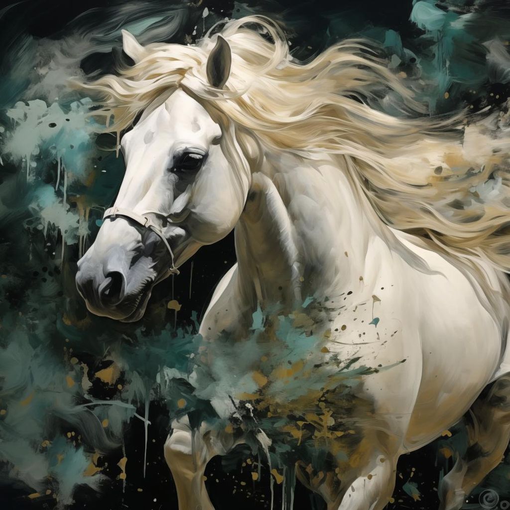 Plakat 40x40cm Wilder Geist