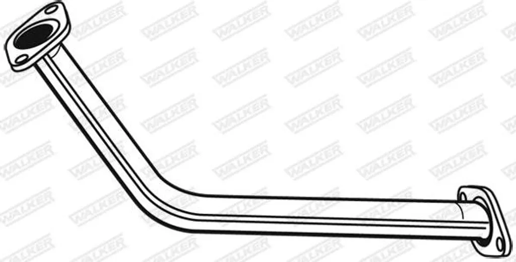 Tuyau d'échappement Walker 7197 pour rénover le système du Mitsubishi L200