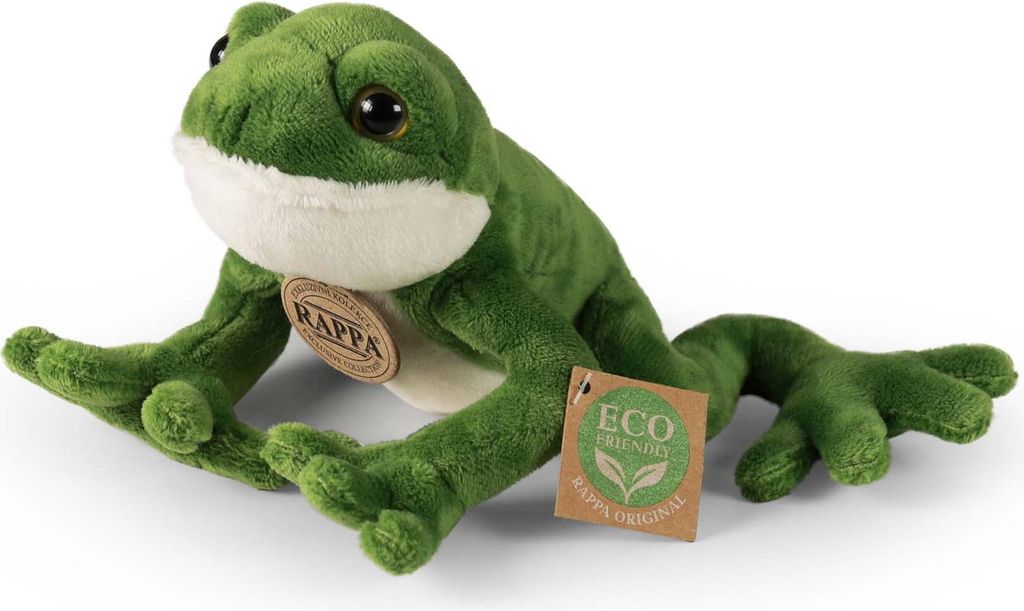 RAPPA Rana di peluche 15 cm ECO-FRIENDLY Immagine del prodotto 