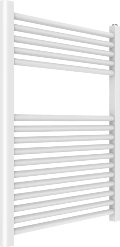 Scaldasalviette 60x77 Bianco Acciaio per Bagno Idraulico | Design Slim