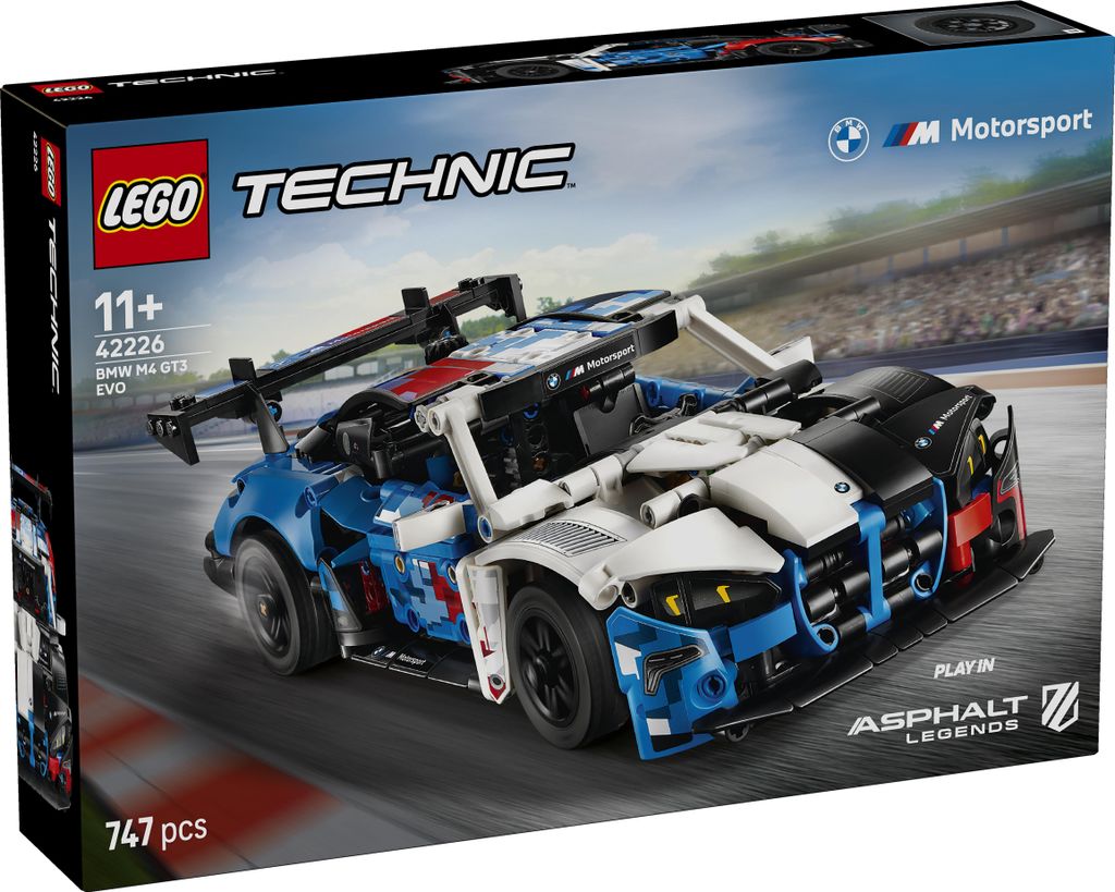 LEGO Technic BMW M4 GT3 EVO racewagen - modelbouwspeelgoed Productafbeelding 