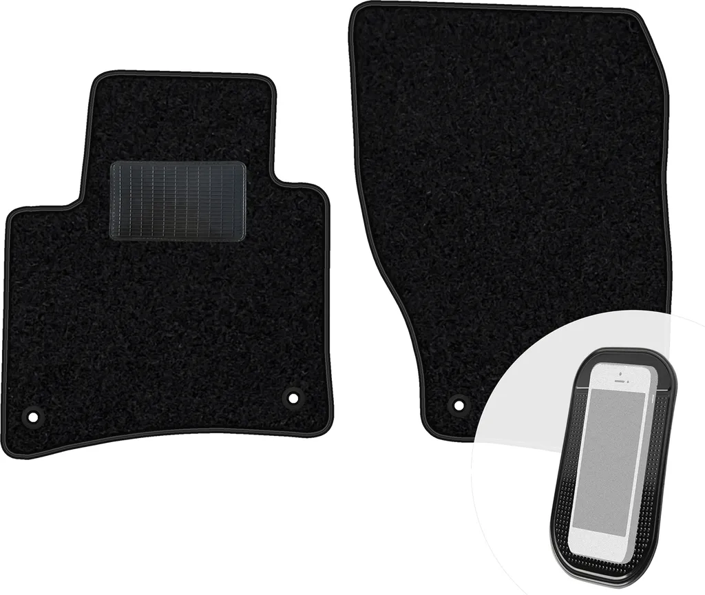 Comfort Premium: Tappetini Velours Neri per VW Touareg I 2002-2010