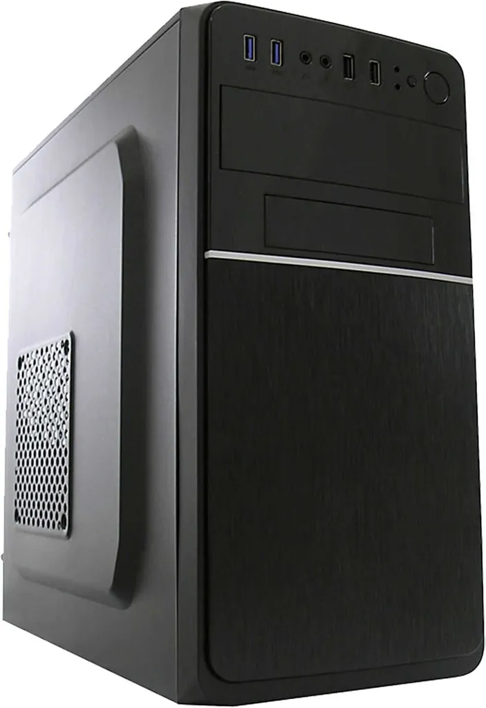 Boîtier PC Micro ATX LC-Power 2015MB Châssis Noir pour Bureau et Multimédia