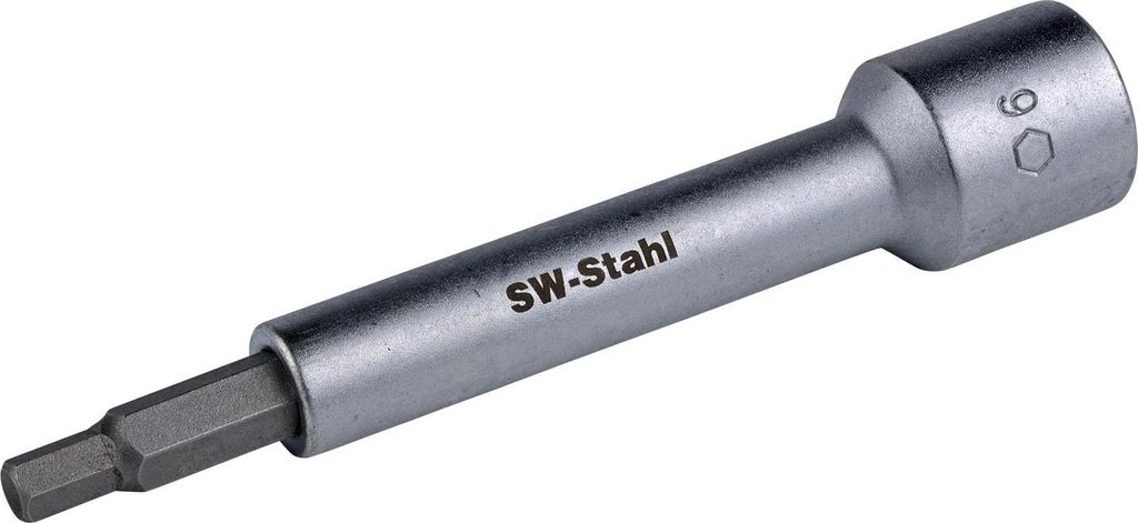 SW-Stahl 10365L-6 Gegenhalte-Einsatz, 1/2", Innensechskant, 6 mm