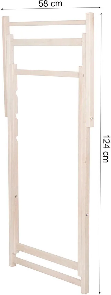 Sedia a Sdraio Pieghevole in Legno di Faggio a Righe | Relax da Balcone - 8