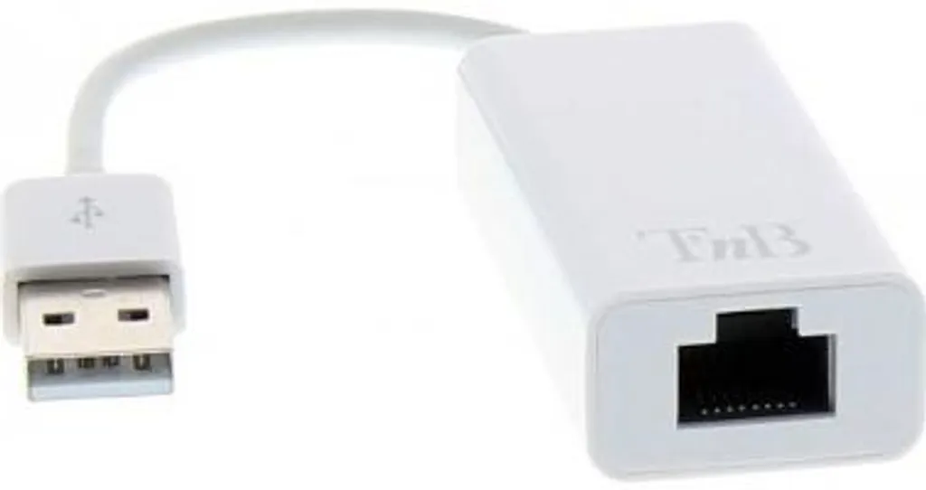 TNB ADAUSBRJ45 Adattatore USB 2.0 a Ethernet RJ45 | Connessione LAN Stabile