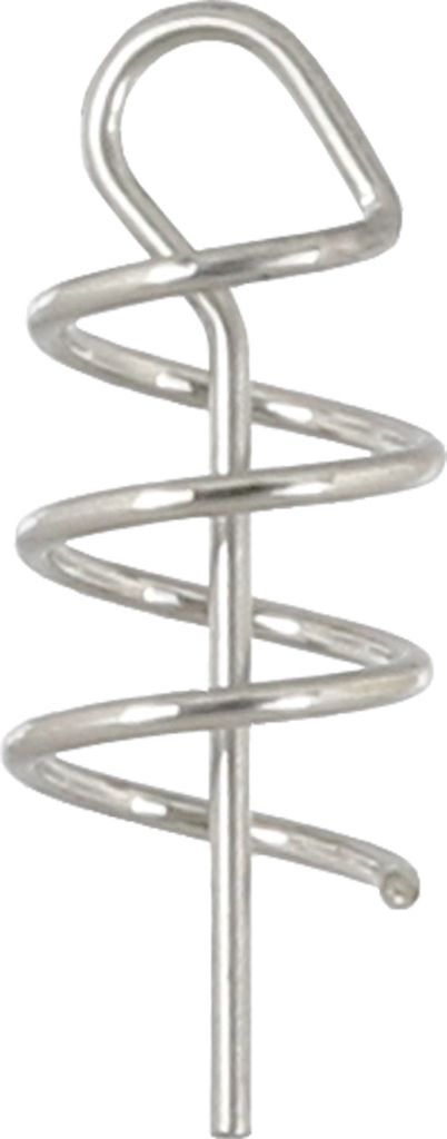 Balzer Owner Centering Pin Spring 5124 - Spirale für Gummiköder, Größe/Packungsinhalt:3.2mm / 8 Stück
