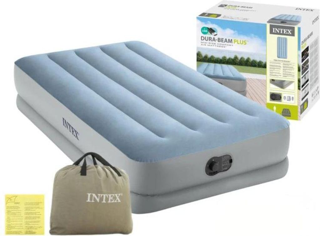 INTEX Nafukovacia poste PILLOW REST RAISED AIRBED s USB Obrázok produktu 