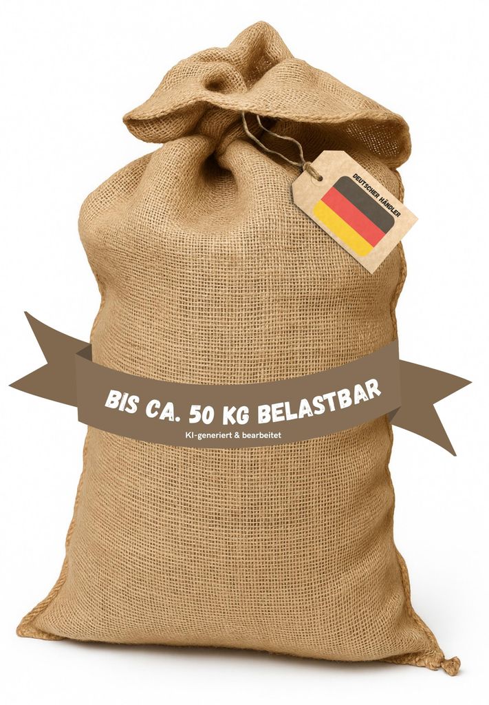 Samenshop24® 1 Stück Premium Jutesack aus 100 % Naturfaser, Produktbild 