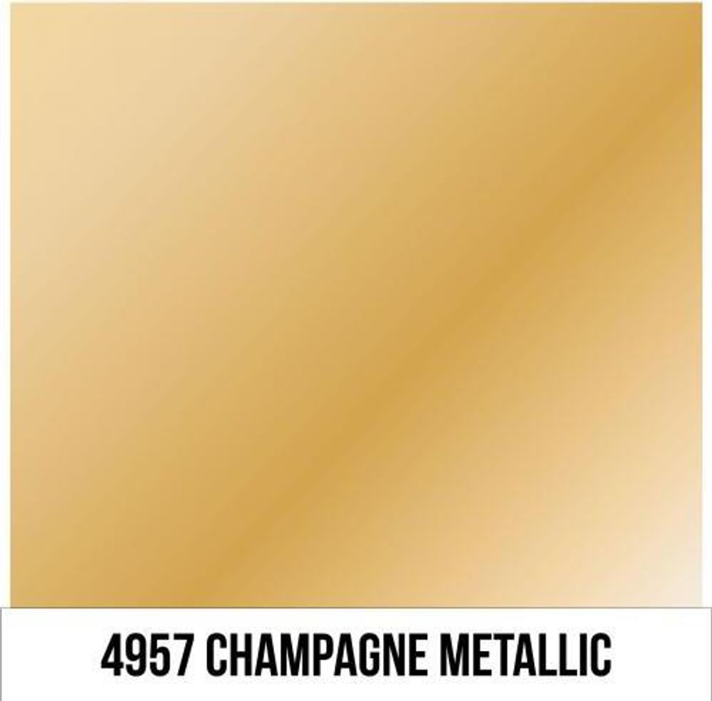 POLI-TAPE POLI-FLEX TURBO Flexfolie METALLIC, A4 - Farbe: 4957 champagner