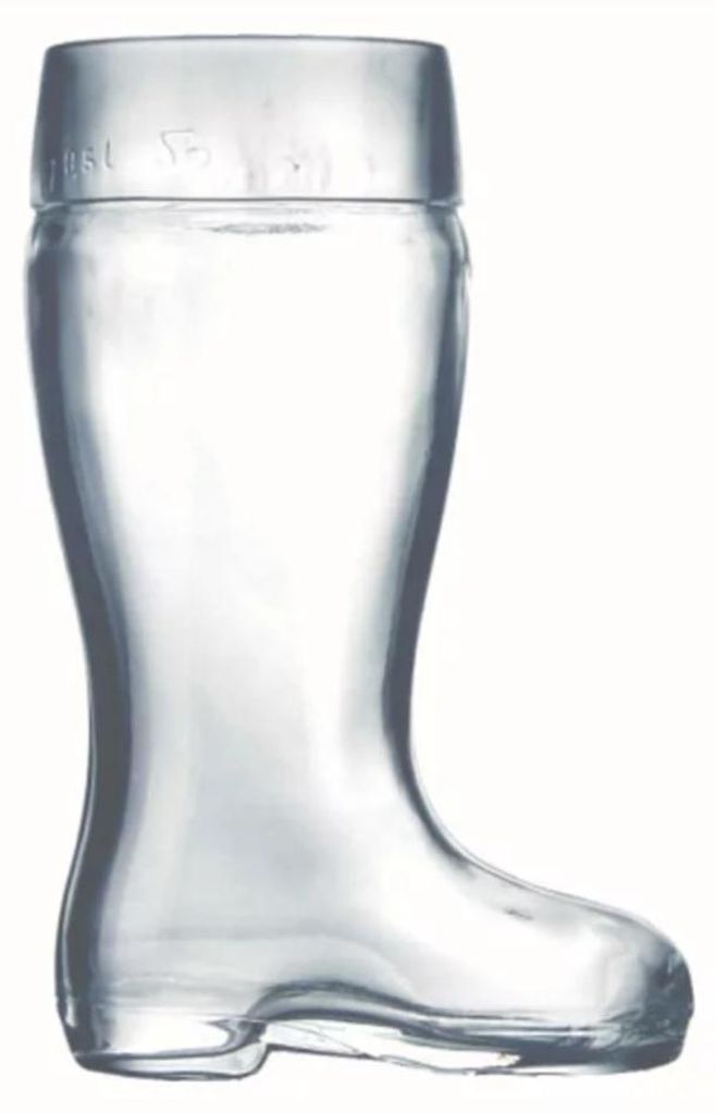 Bierstiefel 125cl; 1l m. Eichmarke - 6 Stück Produktbild 