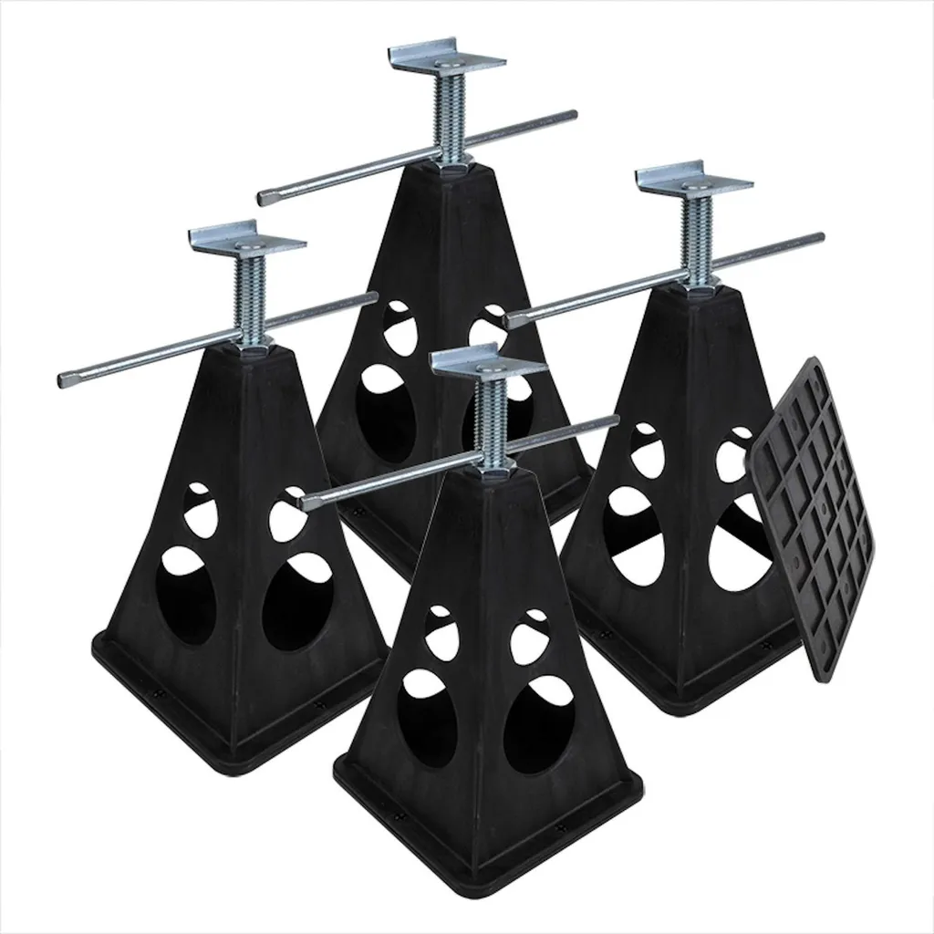 Plaques de calage stabilisatrices en plastique rigide 4 unités