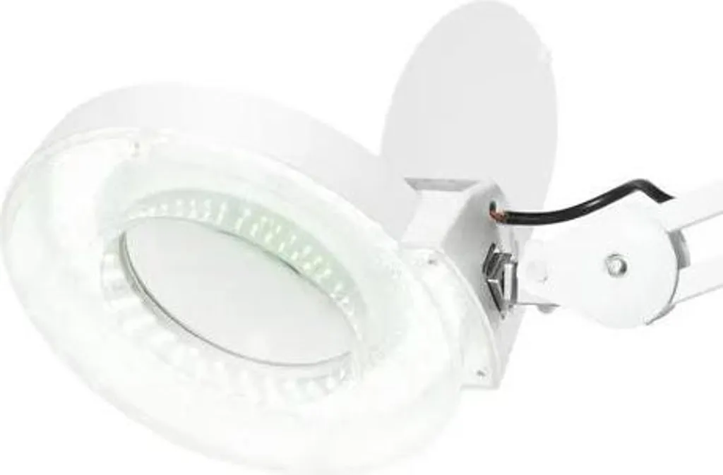 Loupe de table avec éclairage LED articulée pour modélisme