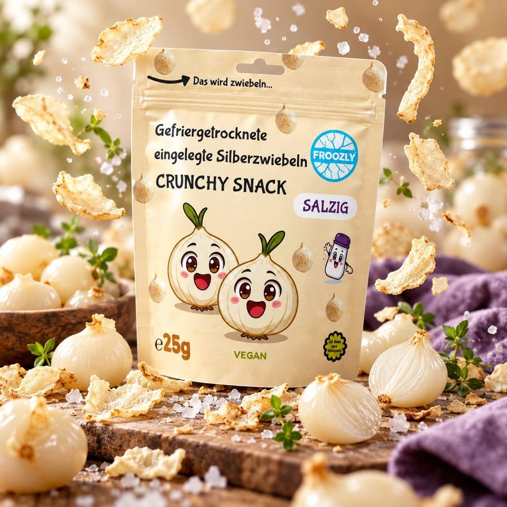 Froozly Gefriergetrocknete Silberzwiebeln - Onions 25g Produktbild 