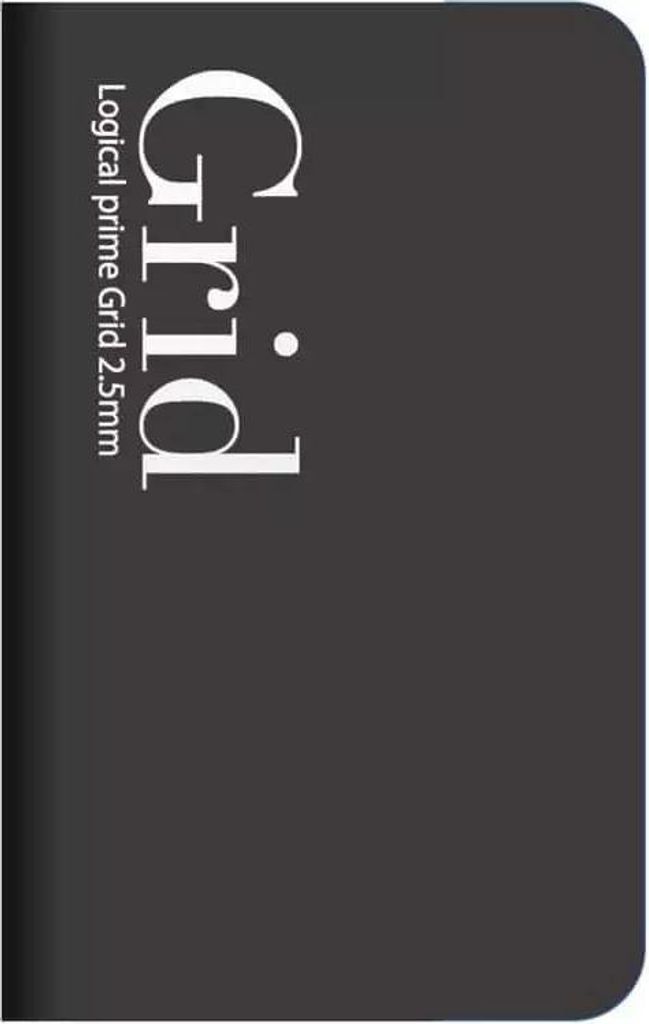 Notizbuch A6 kariert Logical Prime Grid Slim 2,5mm - (Schul- und Büroartikel, Notizbücher)