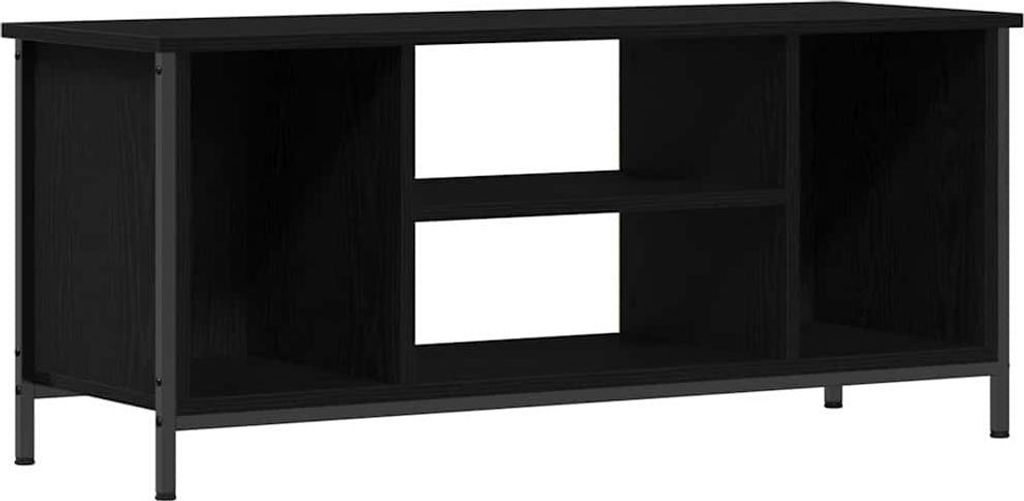 TV-Schränk Schwarz Eichen-Optik 102 x 35 x 45 cm Holzwerkstoff