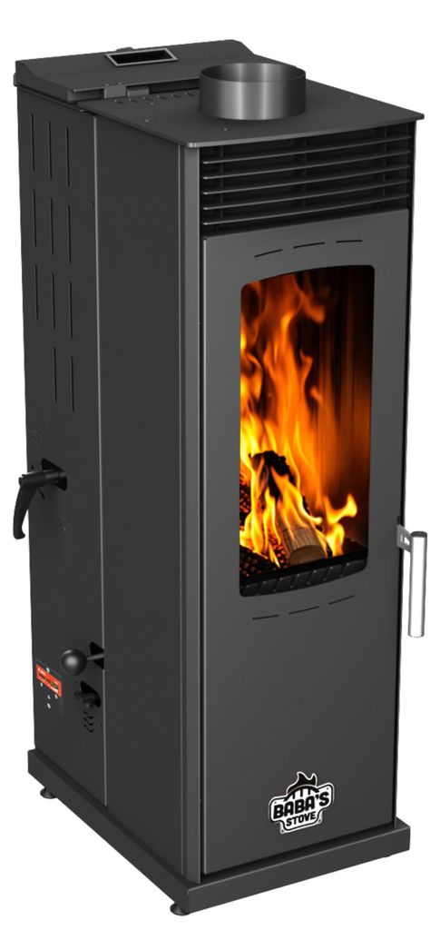 Babas Eco Mini Hybridofen Pellets und Holz Kombiofen Produktbild 