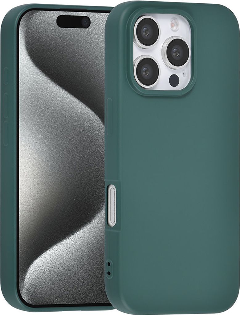 TUNIQ iPhone 16 Pro Back cover case - TPU - Green
