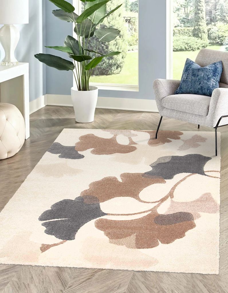 Rikmani Shaggy Teppich, Flauschiger Teppich 160 x 230 cm Weicher Teppich, Wohnzimmer, Schlaffzimmer NAK